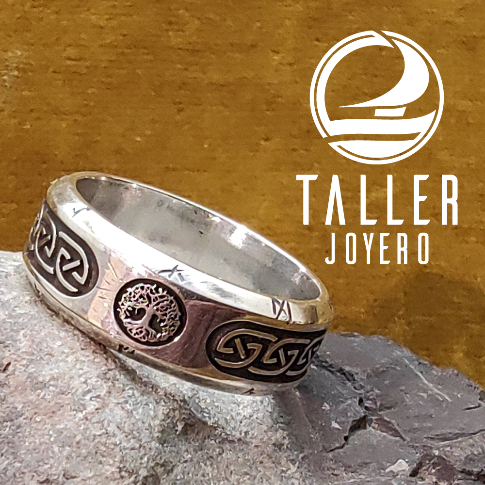 Anillo Diseño Celta 01 -002 tallerjoyero.cl