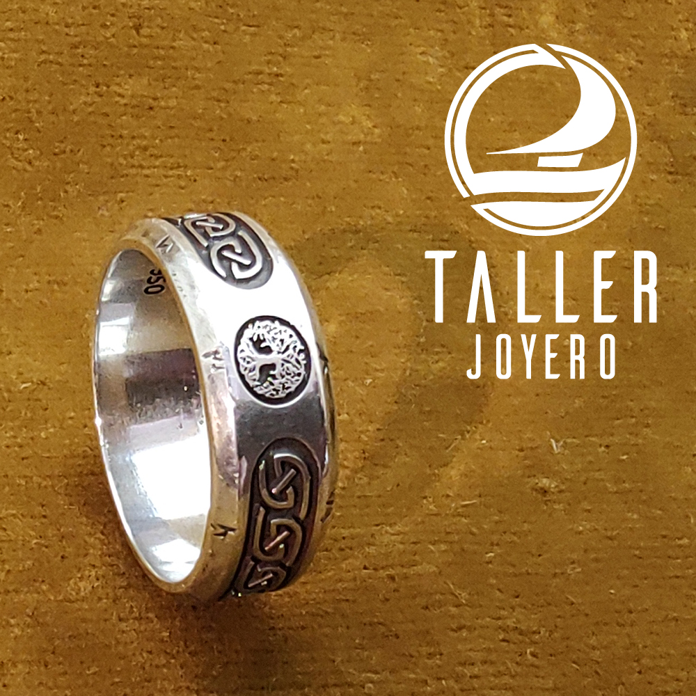 Anillo Diseño Celta 01 -004 tallerjoyero.cl