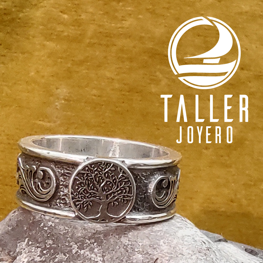 Anillo Diseño Celta 02 -001 tallerjoyero.cl