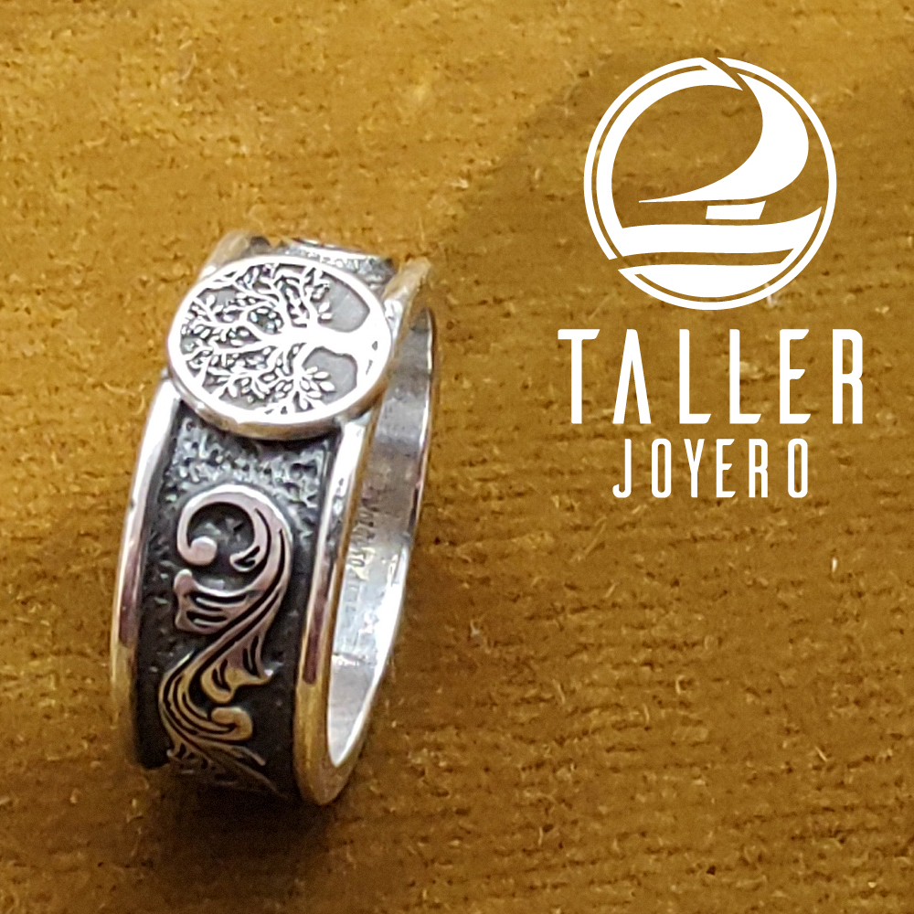 Anillo Diseño Celta 02 -004 tallerjoyero.cl