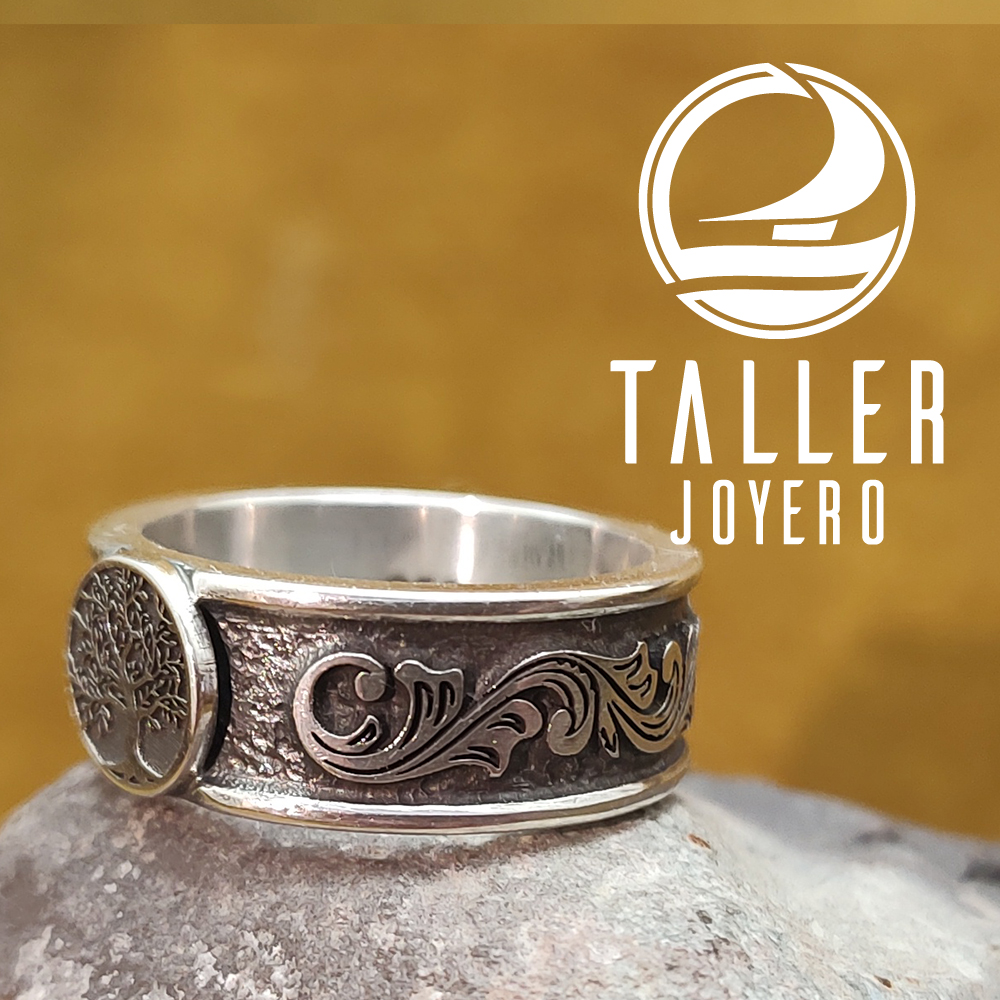 Anillo Diseño Celta 02 -005 tallerjoyero.cl