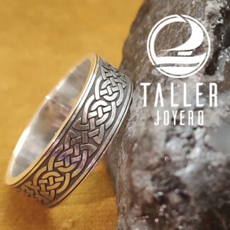 Anillo Nudo Celta 02 -003 tallerjoyero.cl