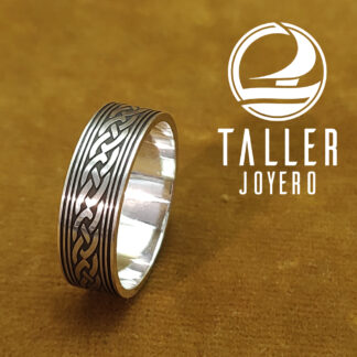 Anillo Nudo Celta 03 -001 tallerjoyero.cl
