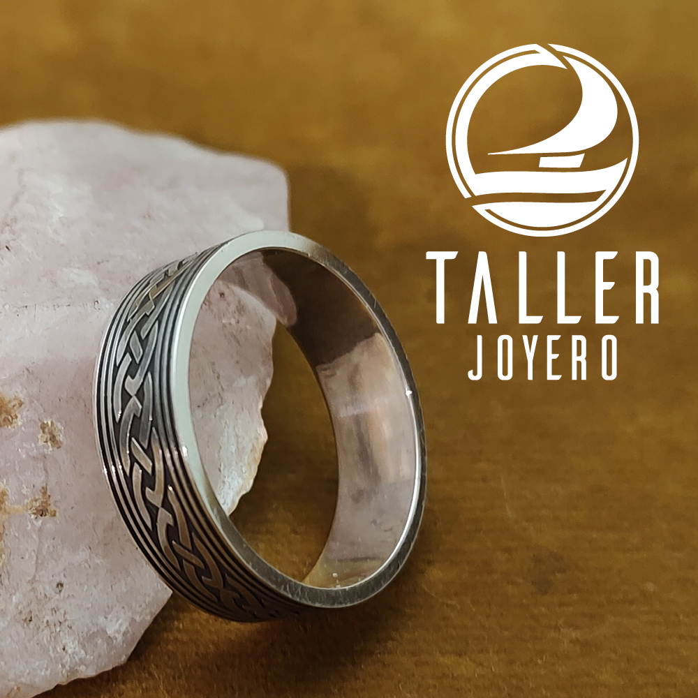 Anillo Nudo Celta 03 -002 tallerjoyero.cl