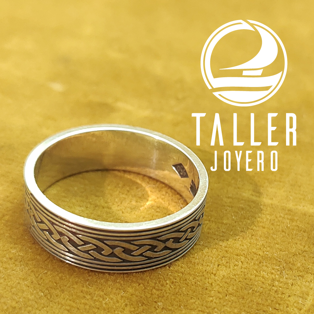 Anillo Nudo Celta 03 -003 tallerjoyero.cl
