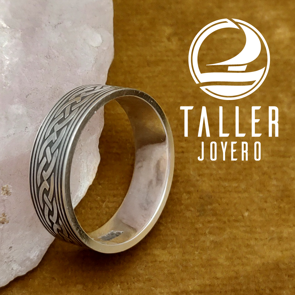 Anillo Nudo Celta 03 -004 tallerjoyero.cl