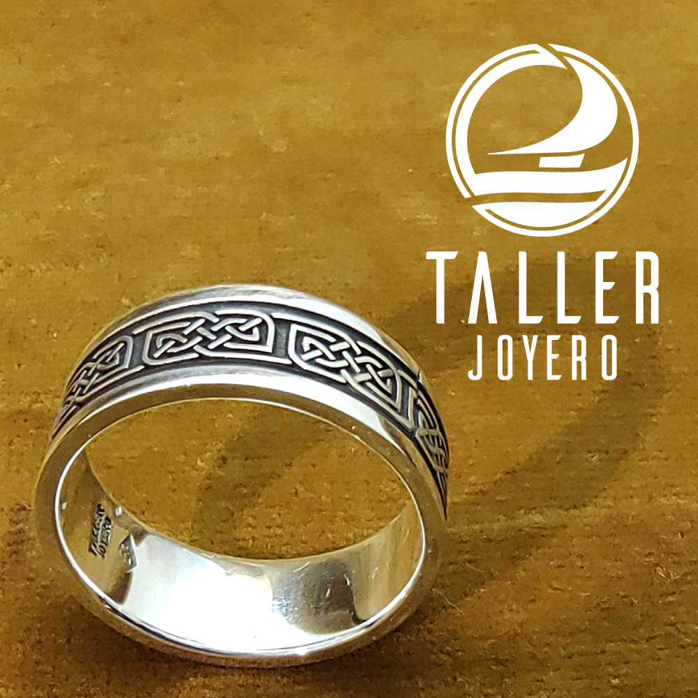 Anillo Nudo Celta 04 -001 tallerjoyero.cl
