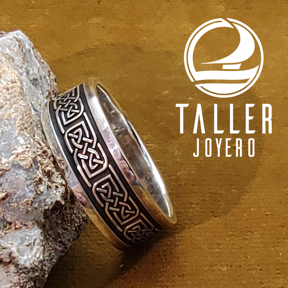 Anillo Nudo Celta 04 -002 tallerjoyero.cl