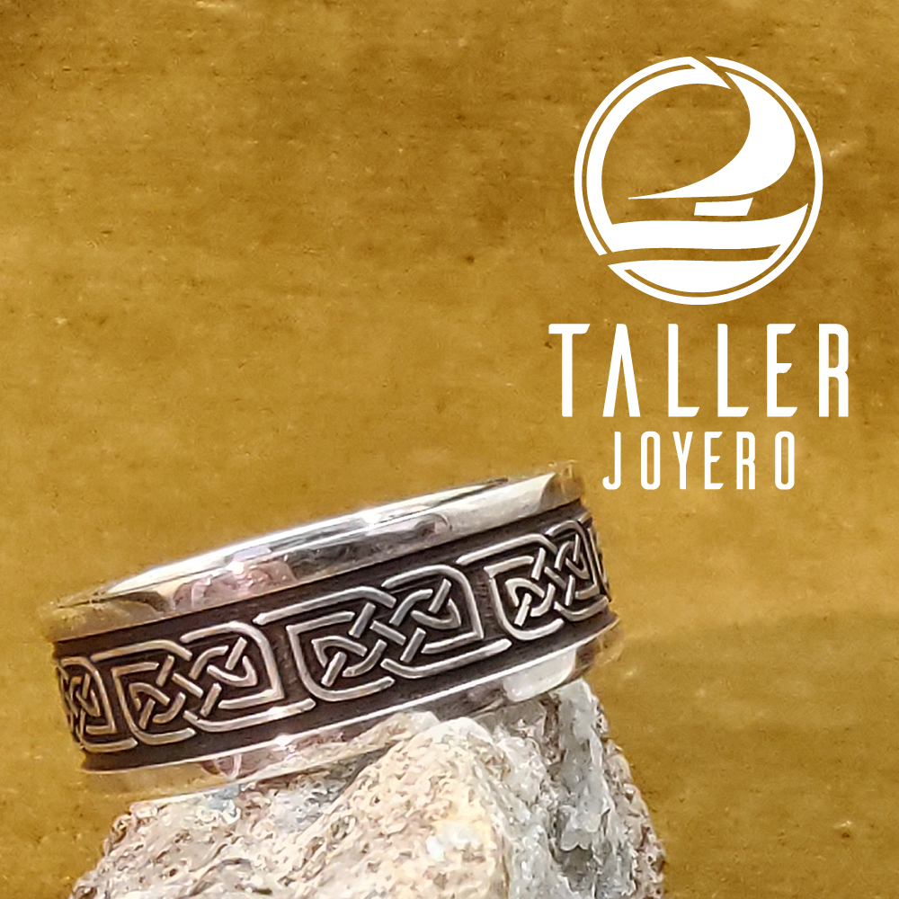 Anillo Nudo Celta 04 -004 tallerjoyero.cl