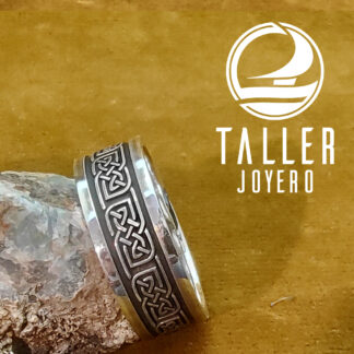 Anillo Nudo Celta 04 -005 tallerjoyero.cl