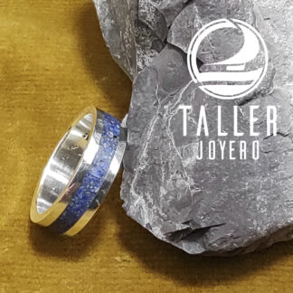 Anillo Piedra Lapislazuli 01 -005 tallerjoyero.cl