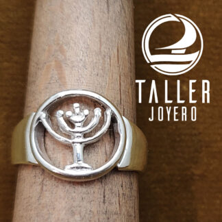 Anillo Plata Diseño 03 -001 tallerjoyero.cl