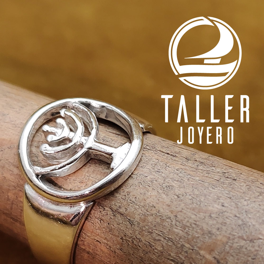 Anillo Plata Diseño 03 -003 tallerjoyero.cl