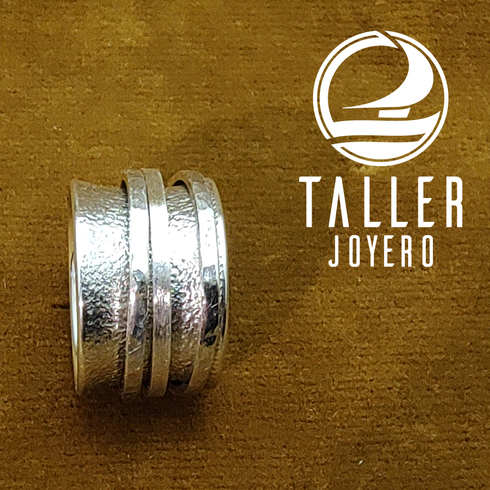 Anillo Plata Relajacion 03 -001 tallerjoyero.cl