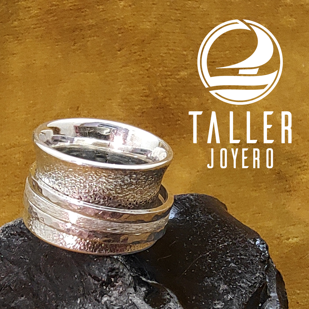 Anillo Plata Relajacion 03 -002 tallerjoyero.cl