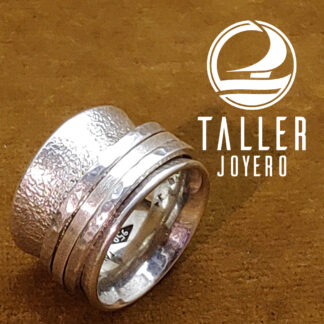 Anillo Plata Relajacion 03 -004 tallerjoyero.cl