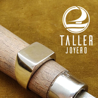 Anillo Sello Cuadrado 02 -001 tallerjoyero.cl