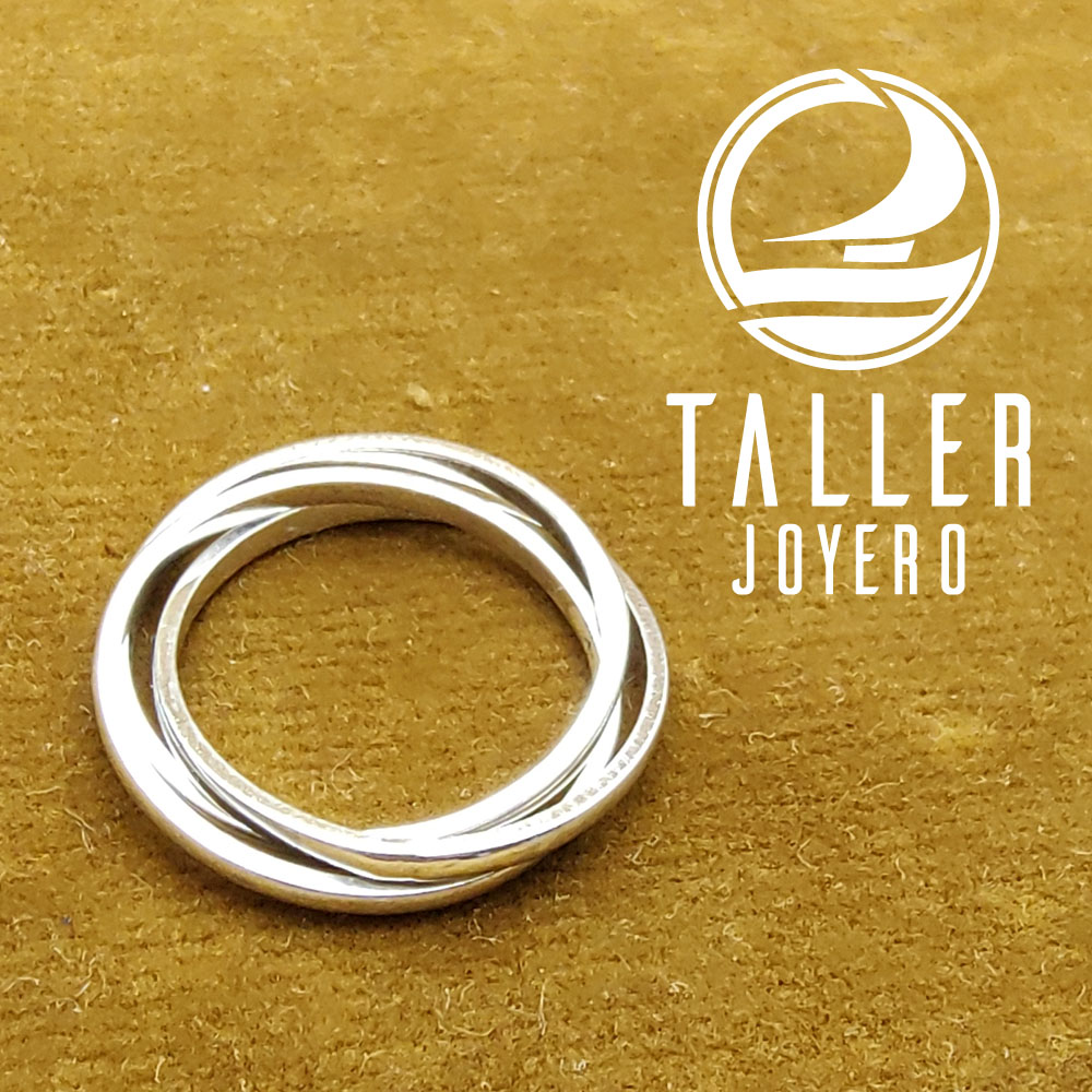 Anillo Tipo Cartier 01 -001 tallerjoyero.cl