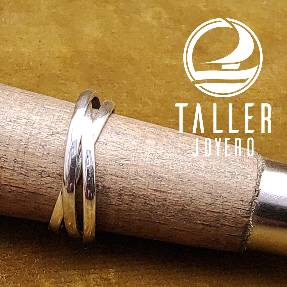 Anillo Tipo Cartier 01 -002 tallerjoyero.cl