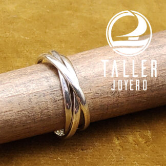 Anillo Tipo Cartier 01 -004 tallerjoyero.cl