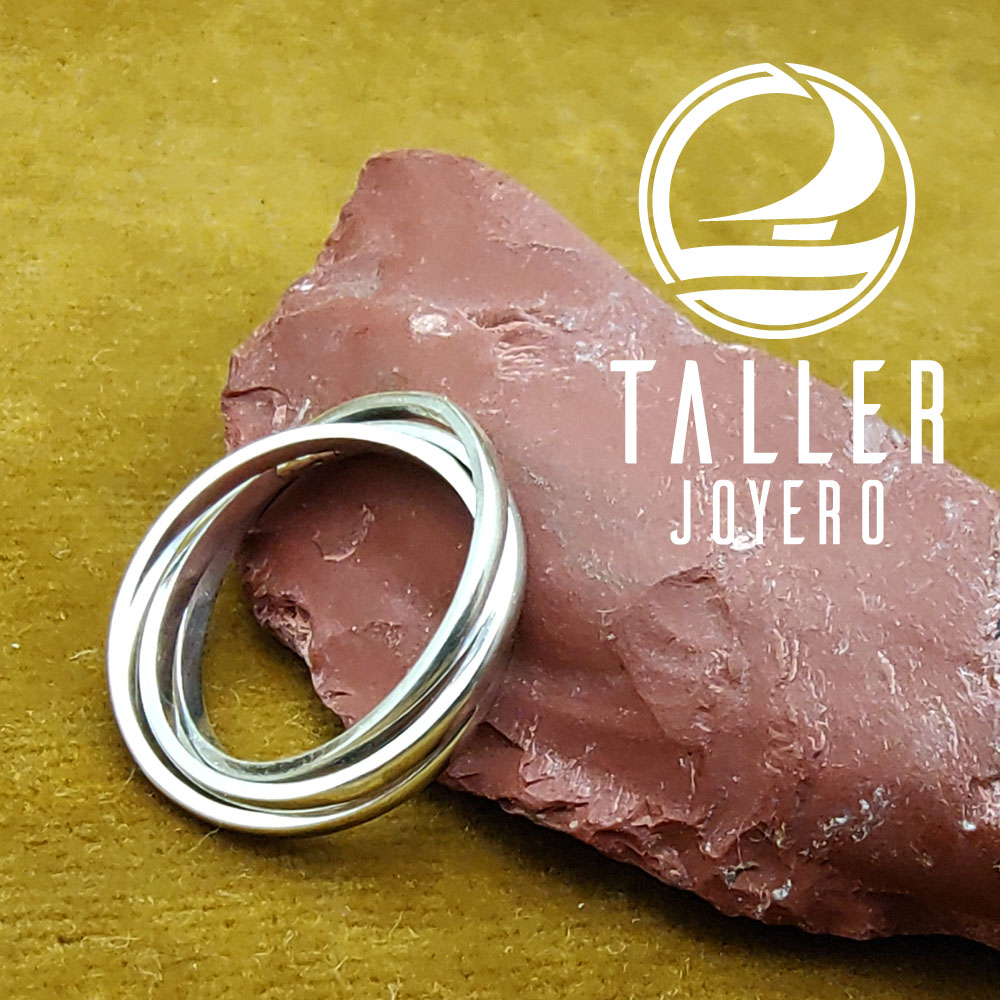 Anillo Tipo Cartier 01 -005 tallerjoyero.cl
