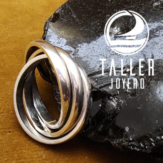 Anillo Tipo Cartier 02 -003 tallerjoyero.cl