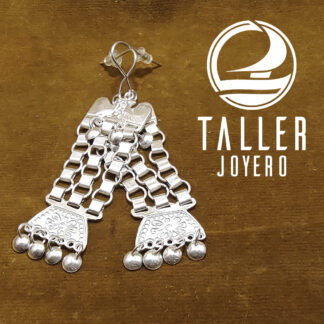 Aros Plata Diseño Mapuche 02 -001 tallerjoyero.cl