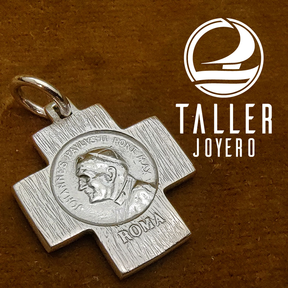 Cruz Juan Pablo-II 02 -004 tallerjoyero.cl