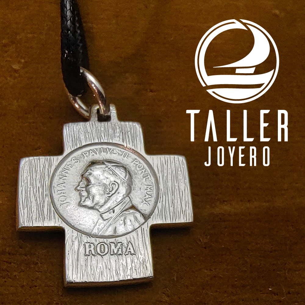 Cruz Juan Pablo-II 02 -005 tallerjoyero.cl