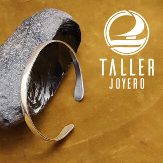 Esclava Plata Abierta 02 -001 tallerjoyero.cl