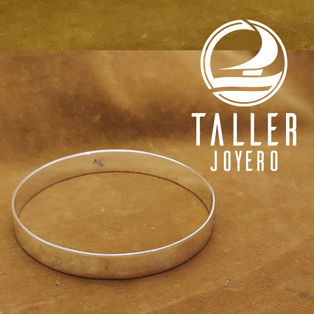 Esclava Plata Cerrada 02 -001 tallerjoyero.cl