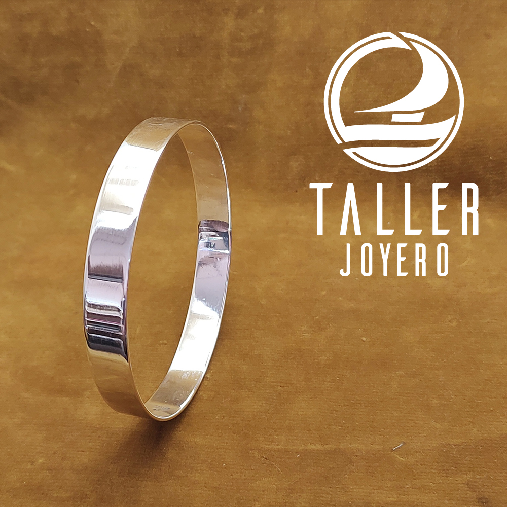 Esclava Plata Cerrada 02 -002 tallerjoyero.cl