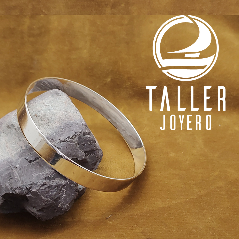 Esclava Plata Cerrada 02 -005 tallerjoyero.cl