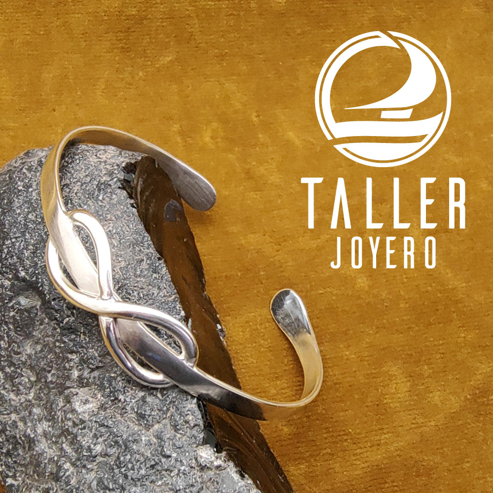 Esclava Plata Infinito 01 -001 tallerjoyero.cl