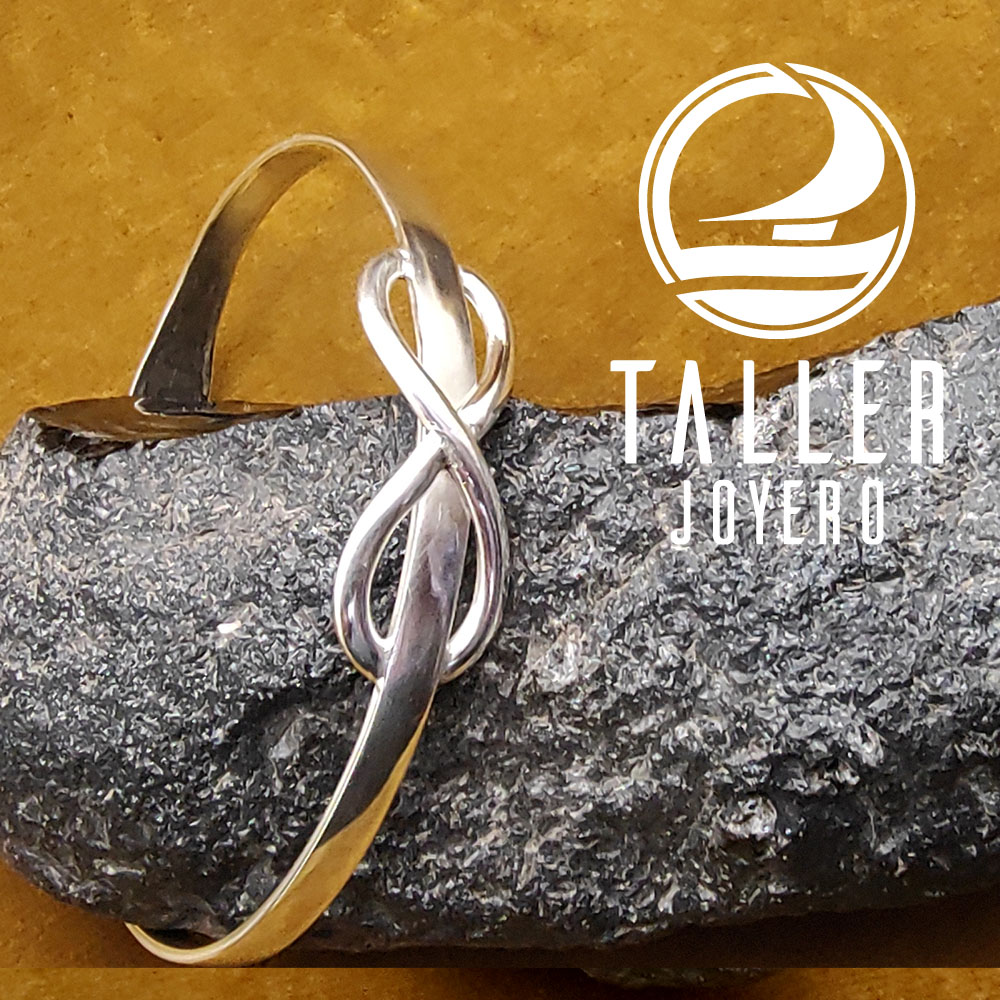 Esclava Plata Infinito 01 -002 tallerjoyero.cl