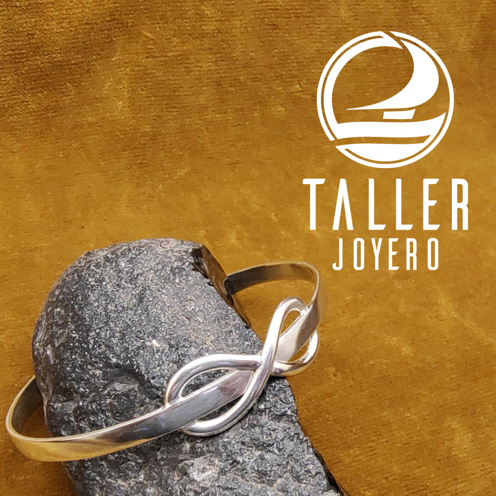 Esclava Plata Infinito 01 -003 tallerjoyero.cl