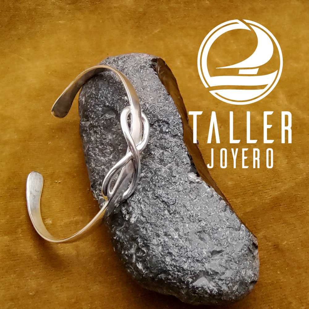 Esclava Plata Infinito 01 -005 tallerjoyero.cl