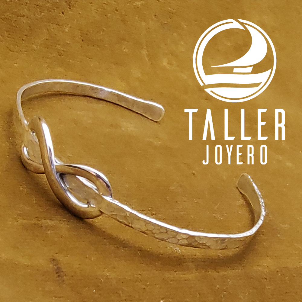 Esclava Plata Infinito 02 -005 tallerjoyero.cl