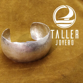 Esclava Plata Rustica 01 -001 tallerjoyero.cl