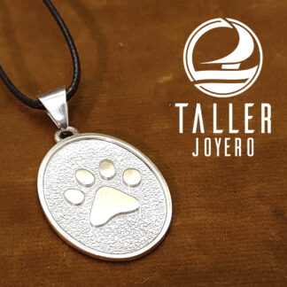 Medallon Pata Perro 02 -003 tallerjoyero.cl